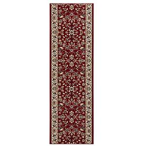 Hanse Home Vintage laagpolige velours loper, polypropyleen, rood, 80x350 cm