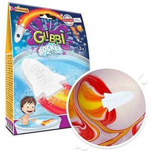 Simba Toys- Glibbi Rocket Magische badbom met raketeffect, speciaal als cadeau, veganistisch en dierproefvrij