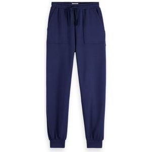 Scotch & Soda Joggingbroek voor dames, modal met manchet, Donkerblauw, S