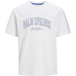 Jack & Jones Jjdetroit Tee Ss Crew Neck, wit, M