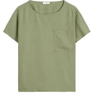 Marc O'Polo - Blouseshirt - Riet - Effen - Kwartmouw