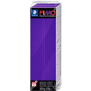 STAEDTLER FIMO professionele ovenhardende boetseerklei (groot blok 454g (1 lb)) kleur: lila