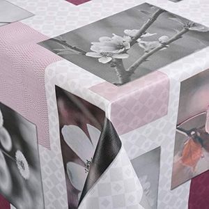 Venilia Tafellaken Véniline Romantic vierkant, gestructureerd tafelkleed met grafisch design, tafelkleed, tafellinnen, onderhoudsvriendelijk, 140 x 140 cm, 55118