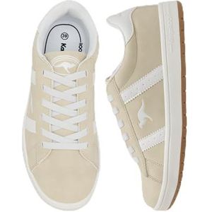 KangaROOS Unisex K-ca Miles Os sneakers voor kinderen, beige wit, 31 EU