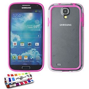 MUZZANO Original Hybrid Bumper Cover Case voor Samsung Galaxy S4 - Fuchsia