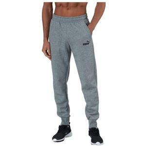 PUMA ESS Logo Pants FL cl Heren Broek - Grijs - Maat S