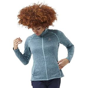 Odlo TENCIA Midlayer-jas voor dames, Blue Wing Teal Melange