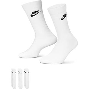 NIKE Sokken EVERYDAY ESSENTIAL CR Zwart wit L