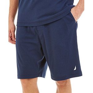 Nautica Gebreide slaapshort voor heren, marineblauw, L
