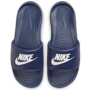 Nike Victori One Slide, damessneakers, Blauw Midnight Navy White 401, 46 EU