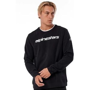 Alpinestars Sweatshirt voor heren, Zwart/Wit, XXL