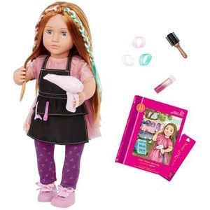 Our Generation Drew Luxe designer pop 46 cm beweegbare pop met kleding accessoires schort speelgoed speelgoed vanaf 3 jaar
