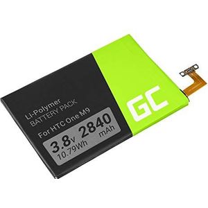 Batterij Green Cell B0PGE100 GOPGE100 voor mobiele telefoon accu HTC One M9 S9 M8s Plus | Li-polymeer cellen | 3,8V 2840mAh | | realistische capaciteit | merkbatterij | Volledige compatibiliteit