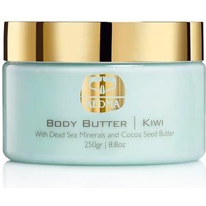 Kedma - Body Butter Kiwi - Nourishing Body Butter with Cocoa Butter and Dead Sea Minerals - For Dry and Rough Skin - 250g