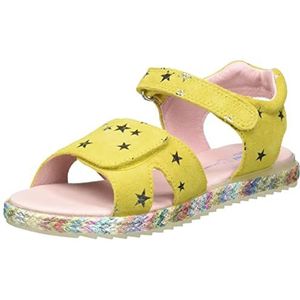 Richter Kinderschoenen meisjes lage schoenen klittenband sandalen roze vrije tijd, Zool Silver, 29 EU