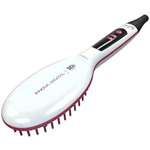 GA.MA Italy Professional - Innova Digital 3D - Elektrische Stijlborstel - Temperatuur Instelbaar 150-230 °C - Keramische Gecoate Borstelharen