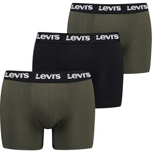 Levi's - Boxershorts Repeat Logo - Khaki - 3-pack