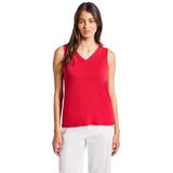 Street One Dames V-hals top in Rood, in size: 34