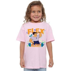 mandarin creative ltd Encanto Flex Alert Meisjes T-shirt, roze, 3-4 jaar, roze, 3-4 jaar