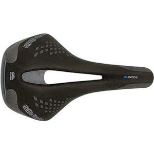 Selle Italia - LADY Path GF, Dames Fietszadel met Gel Zadel, Geschikt voor trekking, woon-werkverkeer, racefiets en e-bike - Zwart