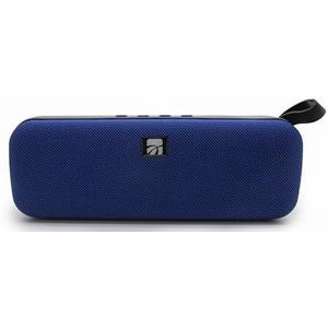 Xtreme TIG Bluetooth-luidspreker met draadloze audio, kleur: blauw, dubbele woofer 2 inch, BT 5.0-aansluiting, oplaadbare batterij, 10 m afstand, USB/SD/TF/AUX-ingang