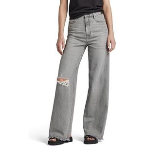 G-STAR RAW Dames Deck 2.0 High Loose Jeans, grijs (Faded Ripped Aerosol D23591-d490-g669), 29W x 34L