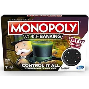 Monopoly Voice Banking Elektronisch Gezinsbordspel voor leeftijden 8 en hoger