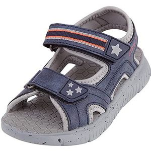 Kappa Chios K sandalen voor kinderen, uniseks, Marineblauw/grijs, 30 EU