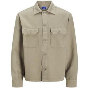 Jack & Jones Jorboston Structure Overshirt Ls, Silver Sage, S