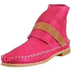 Cowa Botin Laarzen Vrouwen, Roze Fucsia Tabaco, 35.5 EU