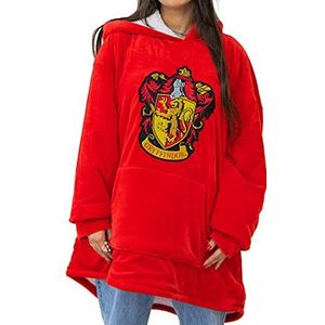 Harry Potter UXHAPOMSP001 Sweatshirt met capuchon, rood, eenheidsmaat, uniseks