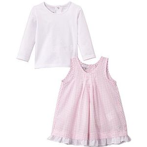 Absorba Boutique Babyjurk voor meisjes, maat S + T-shirt, ondergoedset