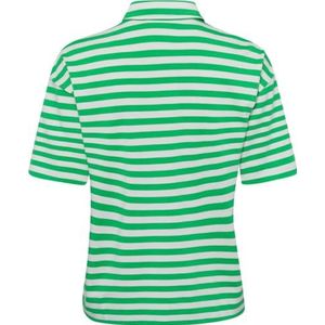 Style Clea Cotton Modal Single Jersey Striped, apple green, 36