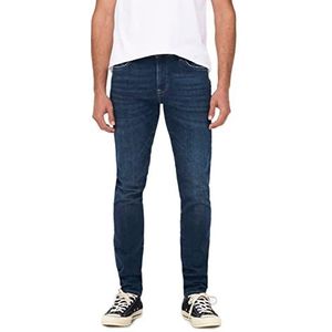 ONLY & SONS Men's ONSLOOM Slim 4514 Jeans NOOS Pants, Dark Blue Denim, 30/32, donkerblauw (dark blue denim), 30W x 32L