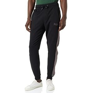 Lonsdale Chivelstone joggingbroek voor heren, Black/Marl Ash, XXL