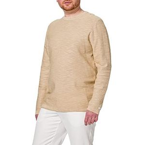 TOM TAILOR Uomini Sweatshirt met wassing 1024968, 11485 - Sandy Beige, XL