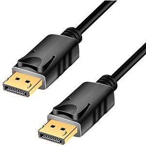 LogiLink CD0103 - DisplayPort-kabel, DP/M naar DP/M, 4K/60 Hz, CCS, zwart, 5 m
