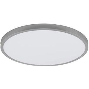 EGLO LED plafondlamp Fueva 1, 1 lichtpunt, materiaal: aluminium, kunststof, kleur: zilver, wit, Ø: 50 cm, warm wit