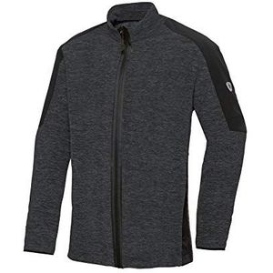 BP 1829-040-0513-4XLn opstaande kraag fleece jack voor mannen, 100% polyester, ruimte-antraciet, 4XLn maat