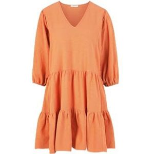 Tamaris Dames Bello jurk, Dusty Orange, 38, Dusty Orange, 38
