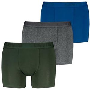 Levi's - LEVIS MEN PREMIUM BOXER BRIEF 3P - Boxershort - Blauw/Grey melange - Set van 3