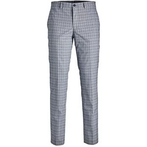Jack & Jones Jprsolaris Check Broek, elegante broek voor heren, Blue Horizon/Checks: super slim fit, 50 NL