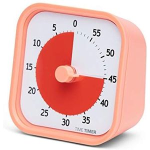 Time Timer MOD Home Editie - Visuele Timer voor huiswerk, school-, kantoor- en vergaderingen met stille werking, 60 minuten (Dreamsicle Oranje),8.8 x 8.8 x 5.2 CM