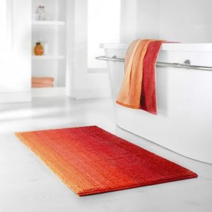 Dyckhoff Badmat Colori, rood, 70 x 120 cm, 100% biologisch katoen, GOTS