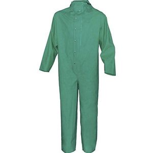 Delta Plus functionele kleding - duiker met capuchon, PVC, groen - L