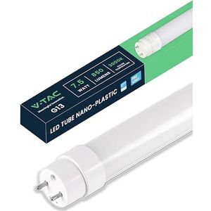V-TAC LED-buis, 60 cm, T8 G13-7,5 W, 850 lumen, Samsung-chip, LED-buis voor plafond, muur, garage, winkel, led-buis, T8, neonvervanging, licht 3000K, warmwit