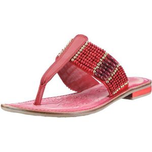 s.Oliver Casual slippers voor dames, Rode Rot Rood 500, 36 EU