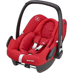 Maxi-Cosi Rock babyschaal, veilige i-Size babyautostoel, groep 0+ (0-13 kg), bruikbaar vanaf de geboorte tot 12 maanden, babyzitje auto, nomad rood, rood