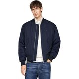Tommy Hilfiger Heren AUTHENTIC BOMBER MW0MW36592, Bomberjas, Blauw, S, Blauw (Woestijnhemel), S