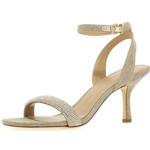 Michael Kors Carrie damessandalen, 37 EU, Pale Gold, 37 EU